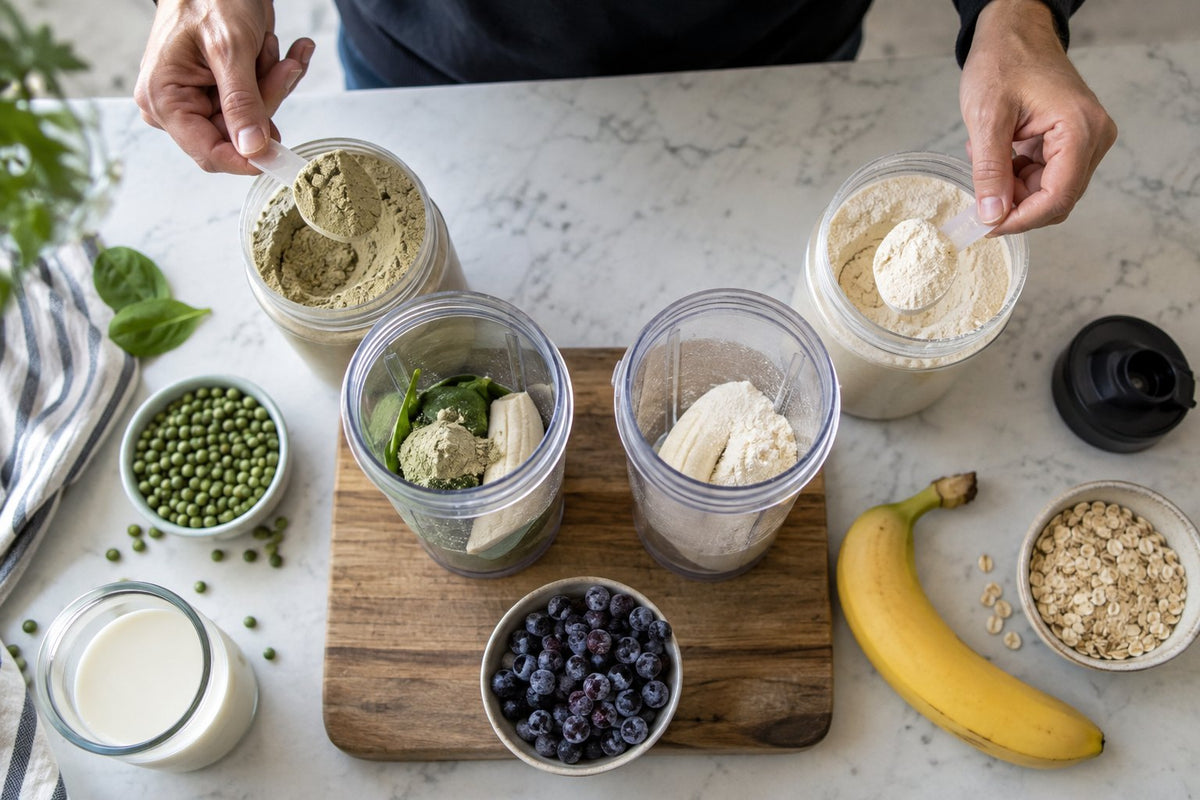 Pea protein or whey? Choose the one that does the job