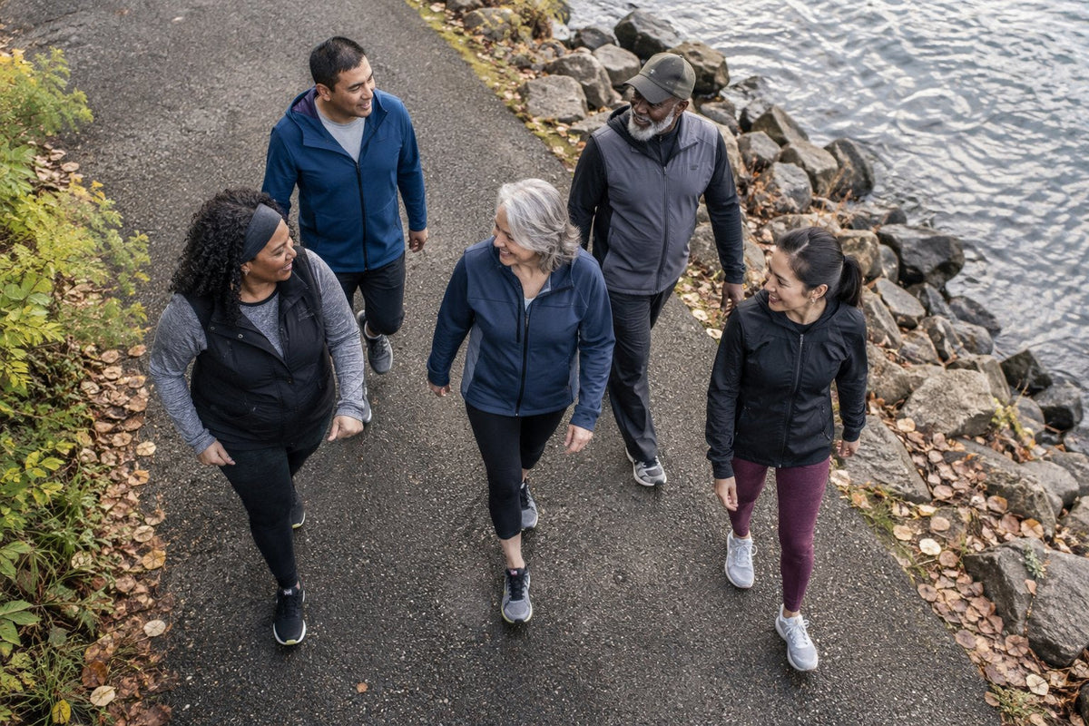 Why a walking group may be easier to keep than a solo promise
