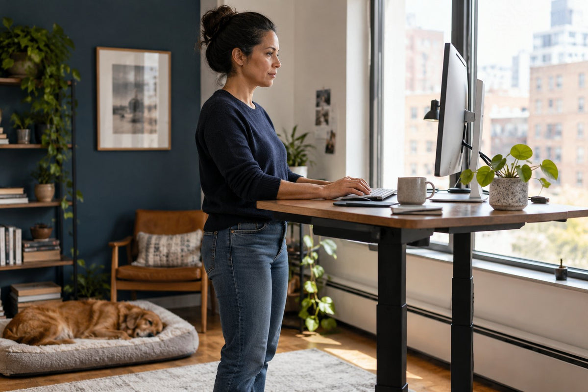 A standing desk is not the same as a walking routine